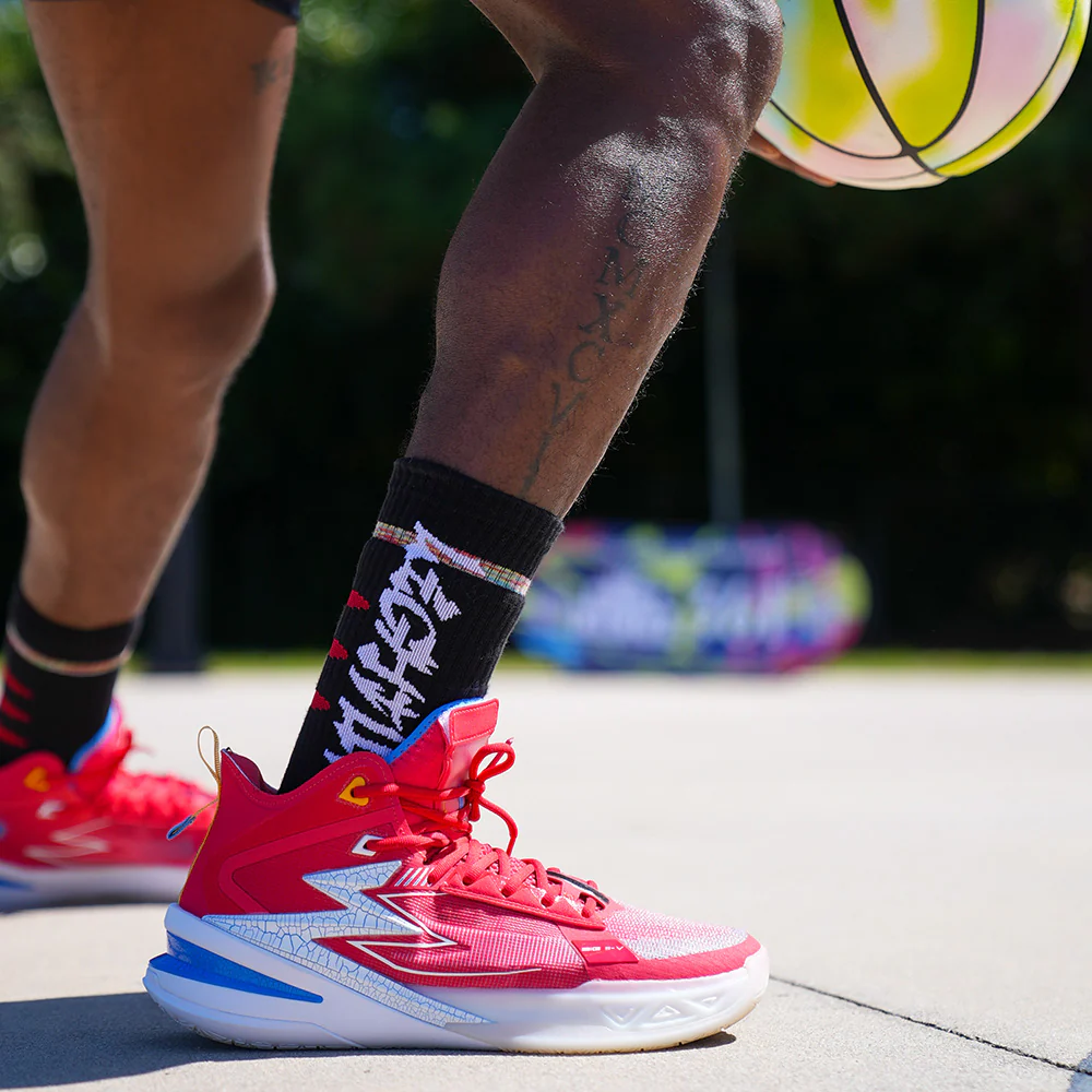 LIGHT UP PRO SOCK: Black - Image 6