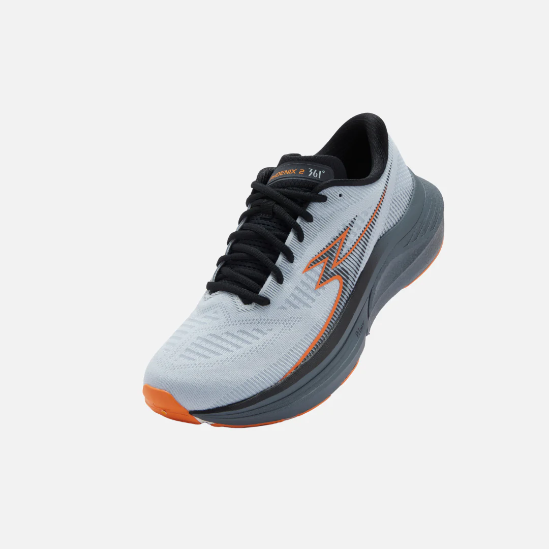 MEN'S 361º PHOENIX 2: Cloud Grey/Orange Peel - Image 3