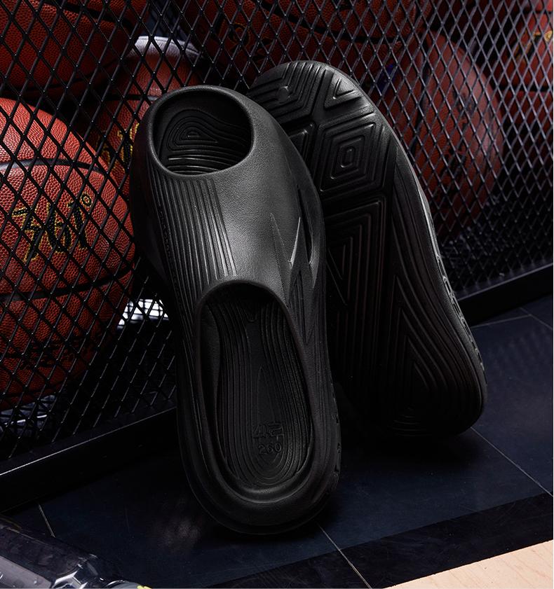 MEN'S BIG3 Recovery Slide: Obsidian Black - Image 6