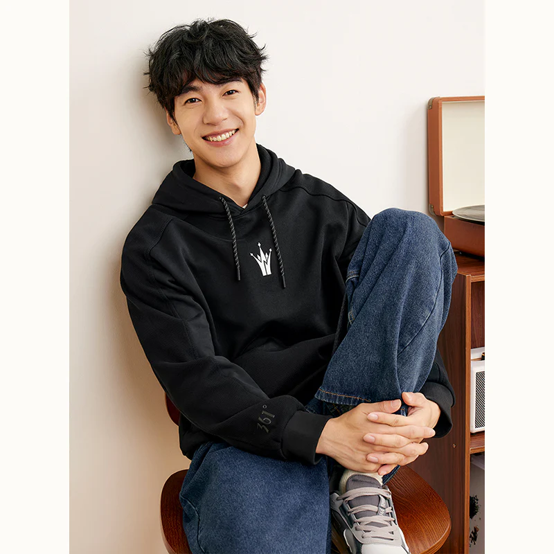 MEN'S Nikola Jokić - Crown Hoodie PE：Black - Image 5